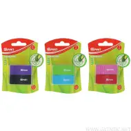 Spirit: Leaf pravokotna radirka v več različnih barvah 2-delni komplet