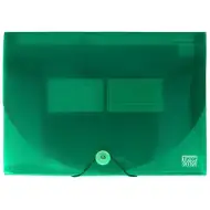 Spirit: Mapa za dokumente A4 z 12 predelki prosojno zelena