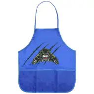 Spirit: Modri slikarski predpasnik z motivom leoparda