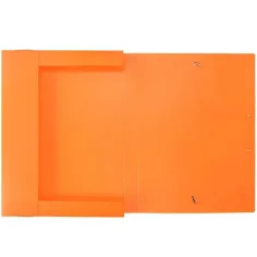 Spirit: Neon oranžna plastična mapa z gumo mere A4 slika 2