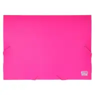 Spirit: Neon pink mapa z gumo A4