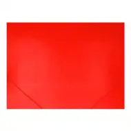 Spirit: Neon rdeča mapa z gumo A4