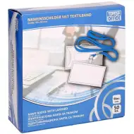 Spirit: Nosilec imenske kartice z modrim ovratnim trakom 90x60mm 1 kos