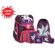 Spirit: Pegaz LED Šolska torba, nahrbtnik s 3D motivom, 7-delni komplet