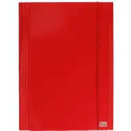 Spirit: Rdeča kartonska mapa z gumo A4 900g