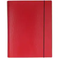 Spirit: Rdeča kartonska mapa z gumo A4 debeline 30mm