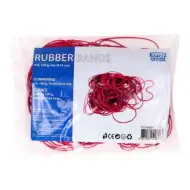 Spirit: Rdeče pisarniške ali gospodinjske gumice premera 64mm, 100g