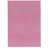 Spirit: Samolepilni bleščeč dekorativni list iz penaste gume roza barve A4 1 kos