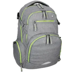 Spirit: Stinger Srebrno-siva ergonomska šolska torba, nahrbtnik premium izvedbe slika 4
