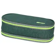 Spirit: Temno in svetlo zelena ovalna nadstropna peresnica 23x10cm