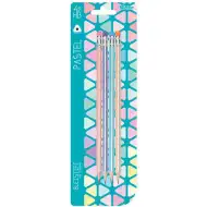 Spirit: Trikotni HB pastelni grafitni svinčnik z radirko 4-delni komplet