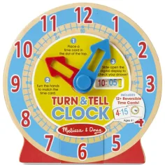 Spoznaj uro! Poučna lesena igrača - Melissa & Doug slika 3