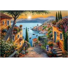 Sprehod ob pristanišču HQC 1500-delni kompaktni puzzle - Clementoni slika 2