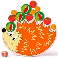 Spretnostna lesena igrača z ježkom