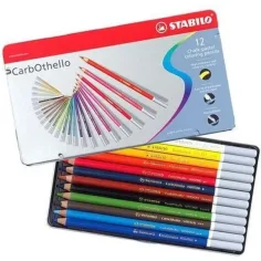 Stabilo: CarbOthello 12-delni komplet barvnih svinčnikov v kovinski škatli slika 2