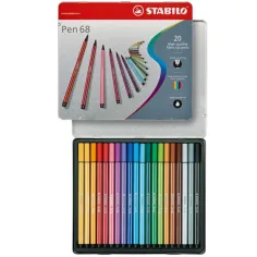 Stabilo: Pen 68 20-delni komplet flomastrov v kovinski škatli slika 2