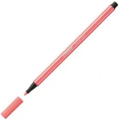 Stabilo: Pen 68 Tanki flomaster v fluorescentno rdeči barvi 1mm slika 2