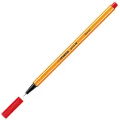 Stabilo: Point 88 Tanki flomaster 0,4mm v rdeči barvi slika 2