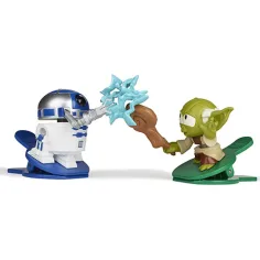 Star Wars Battle Bobblers R2-D2 vs Yoda figurica s ščipalko - Hasbro slika 3