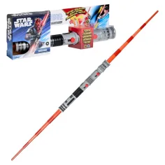 Star Wars Dvojni svetlobni meč: Darth Maul zložljiv elektronski svetlobni meč - Hasbro slika 2
