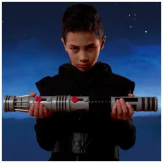 Star Wars Dvojni svetlobni meč: Darth Maul zložljiv elektronski svetlobni meč - Hasbro slika 4
