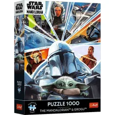Star Wars Mandalorian Na poti 1000-delni premium puzzle - Trefl