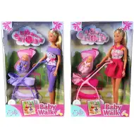 Steffi Love: Lutka z otroškim vozičkom v 2 različicah - Simba Toys