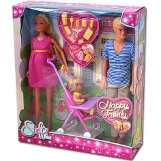 Steffi Love: Srečna družina otroški set - Simba Toys