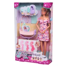 Steffi Love: Steffi noseča punčka s posteljico in dodatki - Simba Toys