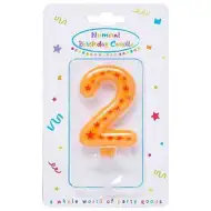 Številčna sveča z zvezdicami 2