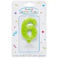 Številčna sveča z zvezdicami 6