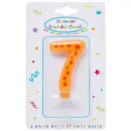 Številčna sveča z zvezdicami 7