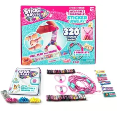 Sticki Rolls: Velik komplet za izdelavo nakita s 320 nalepkami