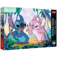 Stitch in Angel na plaži, 1000-delni premium plus puzzle - Trefl