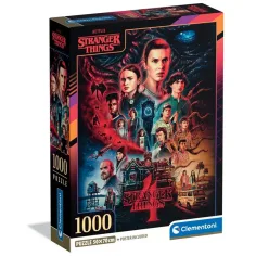 Stranger Things 4. sezona 1000 delni puzzle s posterjem - Clementoni