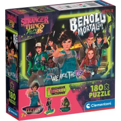 Stranger Things Boj proti pošastim 180 delni puzzle s nalepko – Clementoni