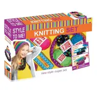 Style to me! Set za tkanje za izdelavo kape z barvno prejo