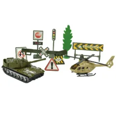 Super Army: Vojenská hračkarska sada s vozidli in dodatki v različnih različicah 1db slika 5