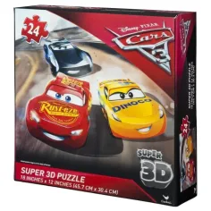 Super puzle 3x24-delni s 3D učinkom Avtomobili 3 slika 2