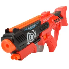Super Shoot: Ročno orožje za spužvaste naboje z naboji in steklenica gazirane pijače s tarčami 46 cm slika 5