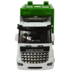 Super Truck: Kamion z zabojnikom za odvoz smeti pogon na vztrajnik 20 cm slika 2