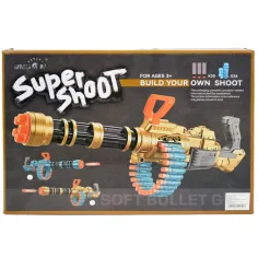 SuperShoot: Elektronska ogromna strojnica za spužvaste naboje, z naboji in baterijo 70 cm slika 11