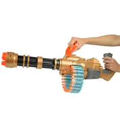 SuperShoot: Elektronska ogromna strojnica za spužvaste naboje, z naboji in baterijo 70 cm slika 4