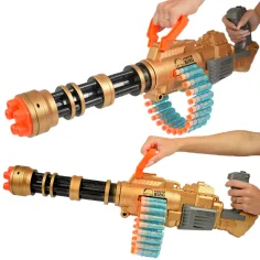 SuperShoot: Elektronska ogromna strojnica za spužvaste naboje, z naboji in baterijo 70 cm slika 9