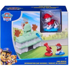 Paw Patrol: Fire Rescue gasilski igralni set s figurico Marshall – Spin Master