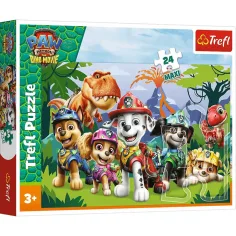 Paw Patrol Predhistorijsko prijateljstvo 24-delni Maxi puzzle - Trefl slika 1