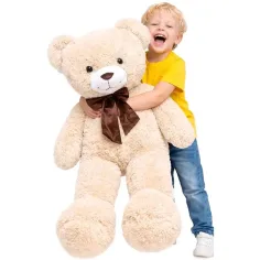 Teddy Greetings: Snežne želje plišasti medvedek rdeča darilna škatla 120 cm slika 2