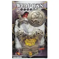 Telesni oklep Igralni komplet z mečem in ščitom