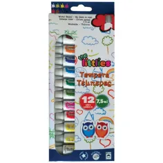 Tempera set 7,5ml 12kos