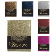 Tesoro Dnevnik z bleščicami v več barvnih različicah 20x14cm